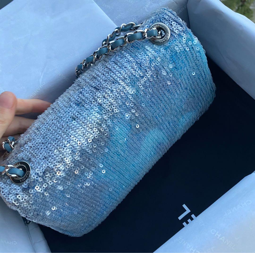 Chanel sequin waterfall flap