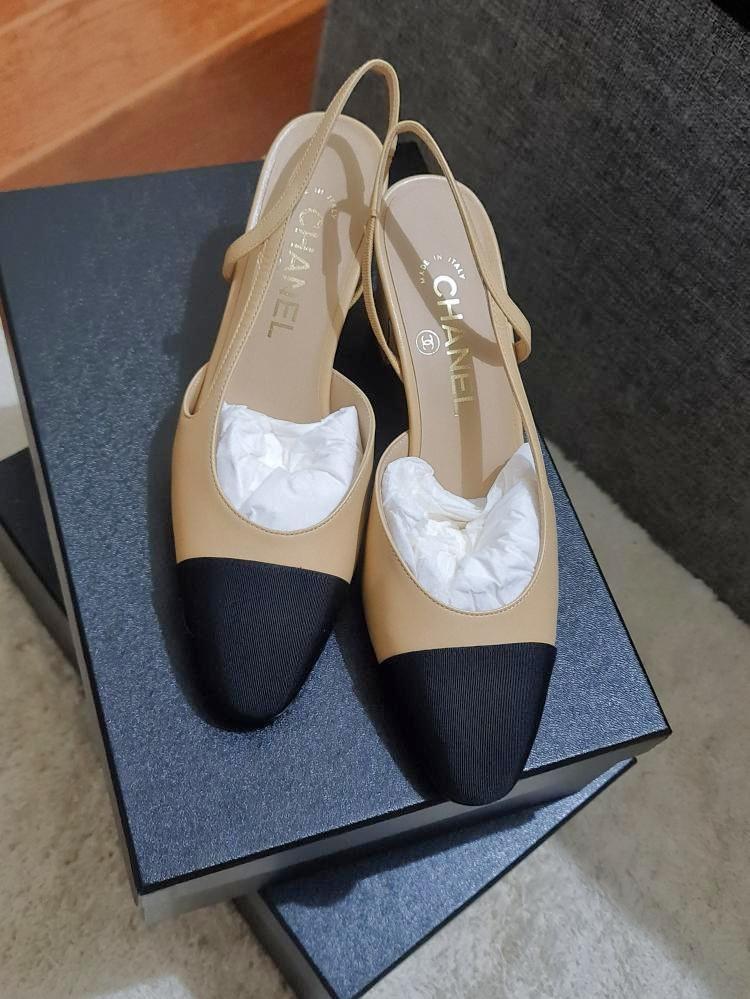 Chanel slingback sale 37