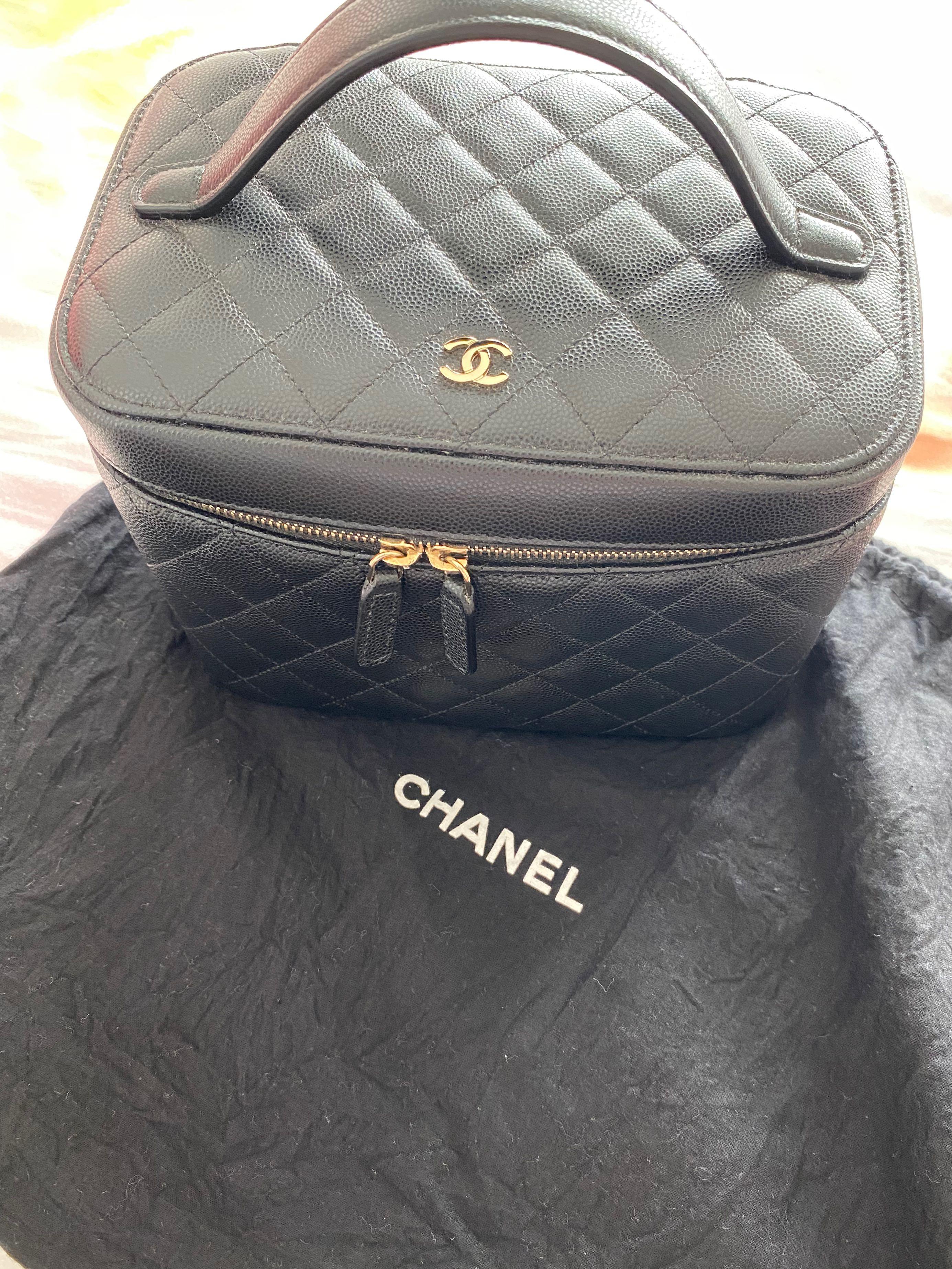 Chanel Vanity Pouch Women s Fashion Bags Wallets Purses Pouches on Carousell