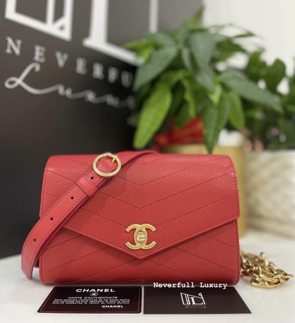 Chanel chevron waist best sale bag