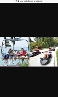 Cheapest 2 & 3 rides of luge and skyride