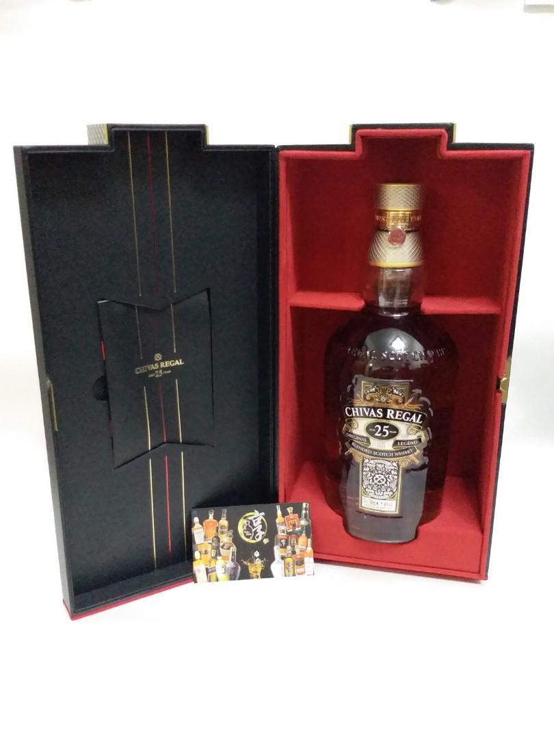 Chivas Regal 25yo 芝華士25年, 嘢食& 嘢飲, 酒精飲料- Carousell