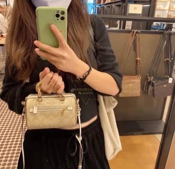 MICRO ROWAN SATCHEL BAG COACH, Women's Fashion, Bags & Wallets, Cross-body  Bags on Carousell