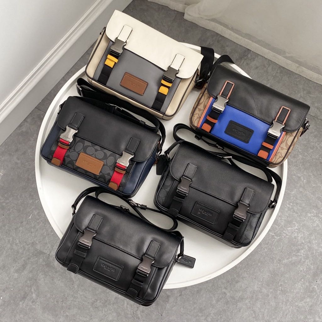 Coach Track Messenger Bag, Men's Fashion, Bags, Sling Bags on Carousell