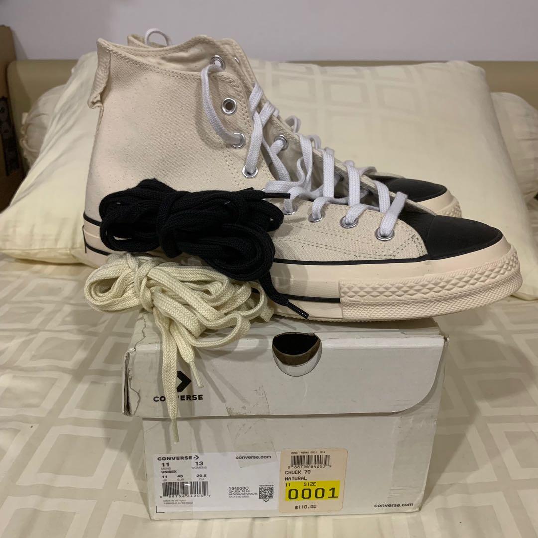 CONVERSE FEAR OF GOD X CHUCK 70 HI NATURAL NATURAL NATURAL