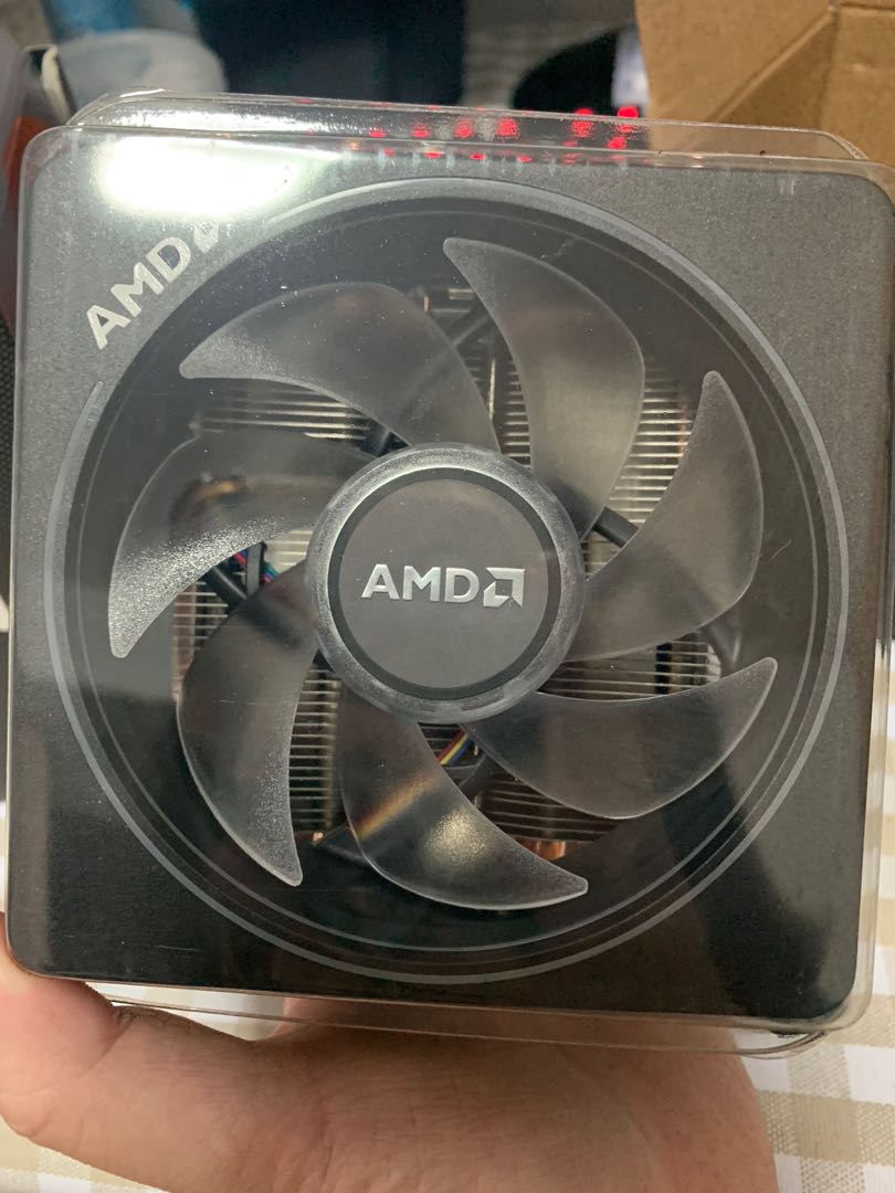 CPU Air Cooler Fan of AMD Ryder 7 3700X, Computers & Tech, Parts