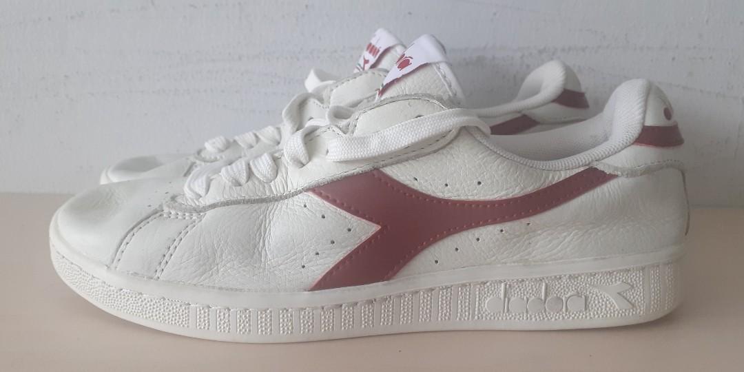 diadora low waxed white