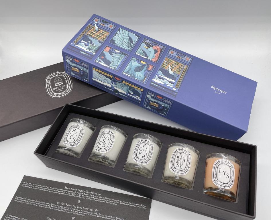 Diptyque 5 In 1 Candle Set 5x35g Blue Box Health Beauty Perfumes Nail Care Others On Carousell