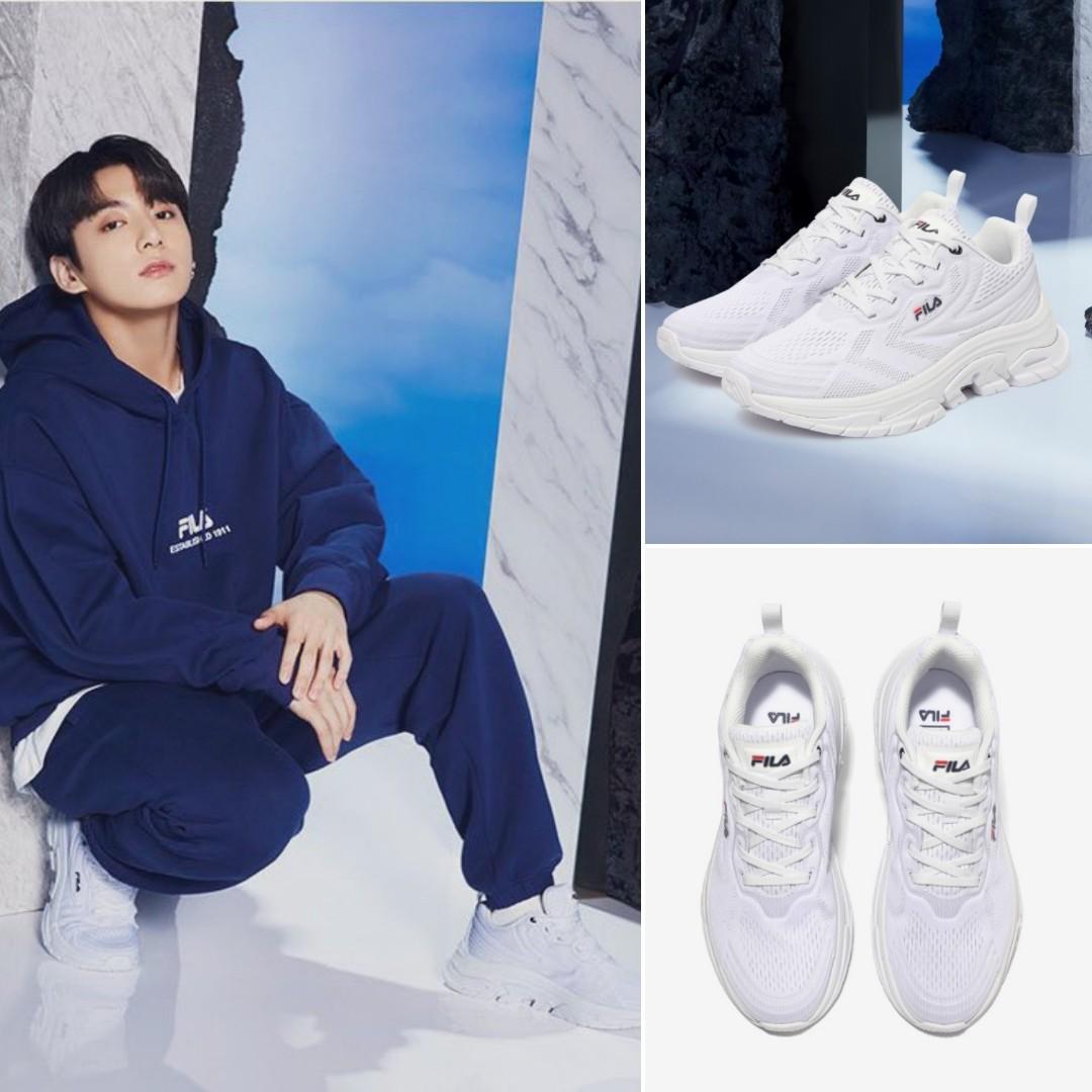 FILA x BTS Find Your Basics Collection JK同款鞋SCORCH, 興趣及遊戲 