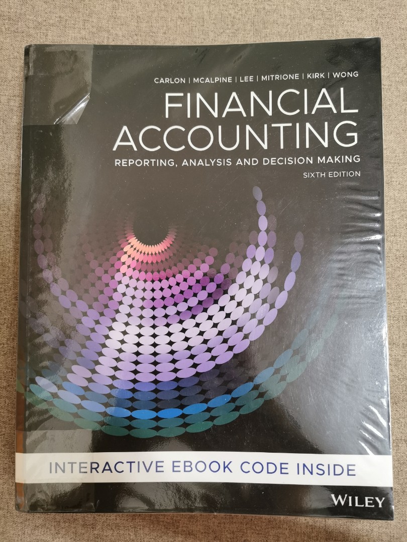Financial Accounting 1 (MONASHACW1120), Hobbies & Toys, Books