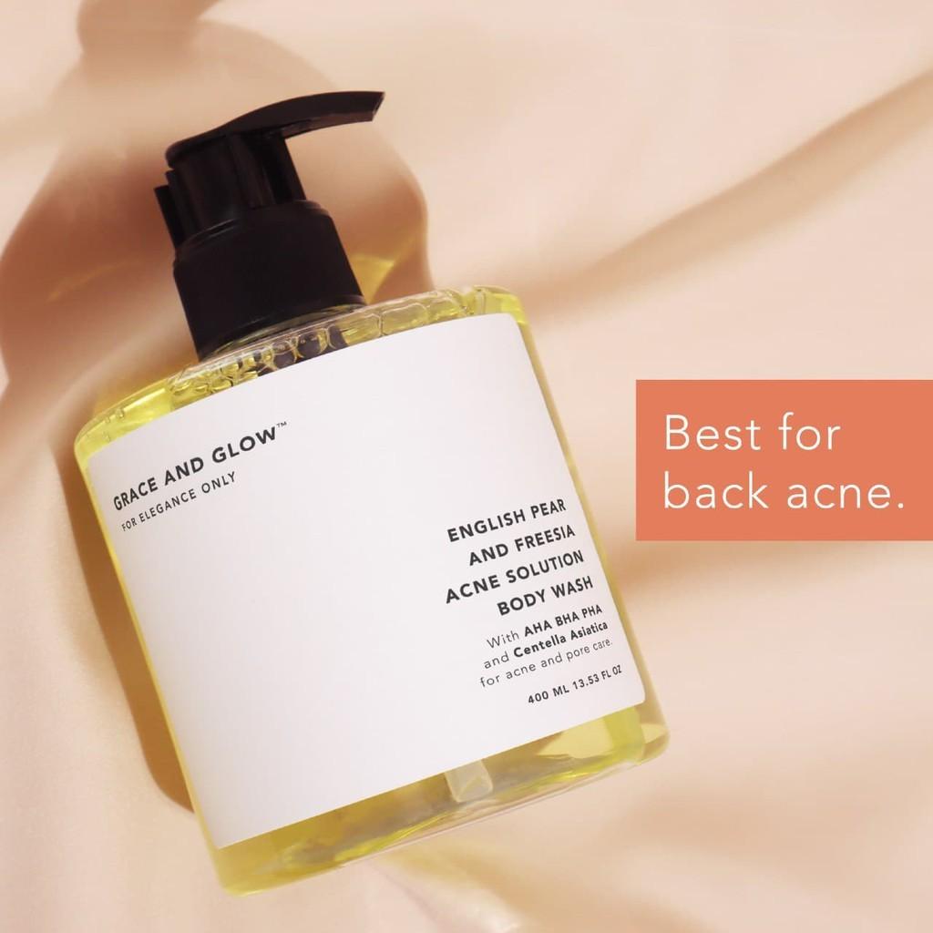 Grace & Glow English Pear and Freesia Anti Acne Solution Body Wash with