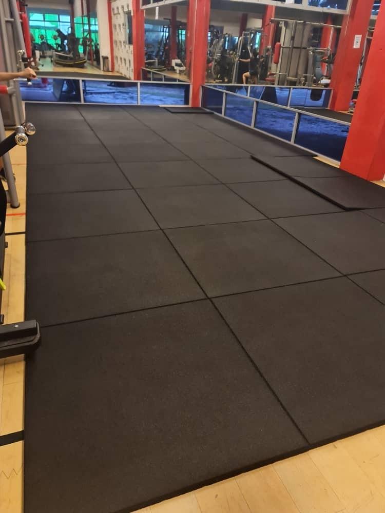 Thickness of gym flooring on sale