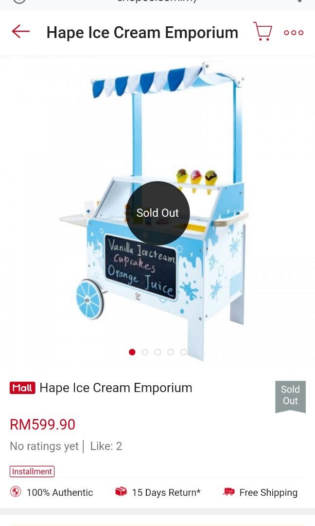 Hape ice best sale cream emporium