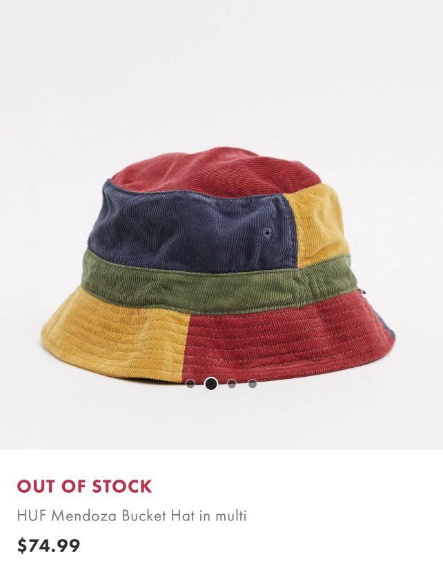 huf bucket hat sizing