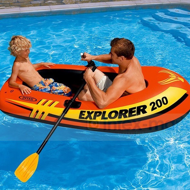 Intex explorer 200 2 person raft / boat, Sports Equipment, Sports ...