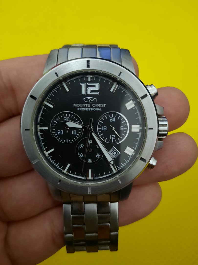 Jam tangan sales mounte christ chronograph