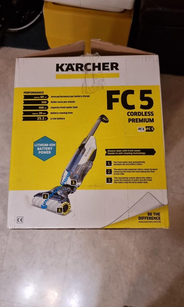 Karcher FC5 Cordless Electric Mop, TV & Home Appliances, Vacuum Cleaner