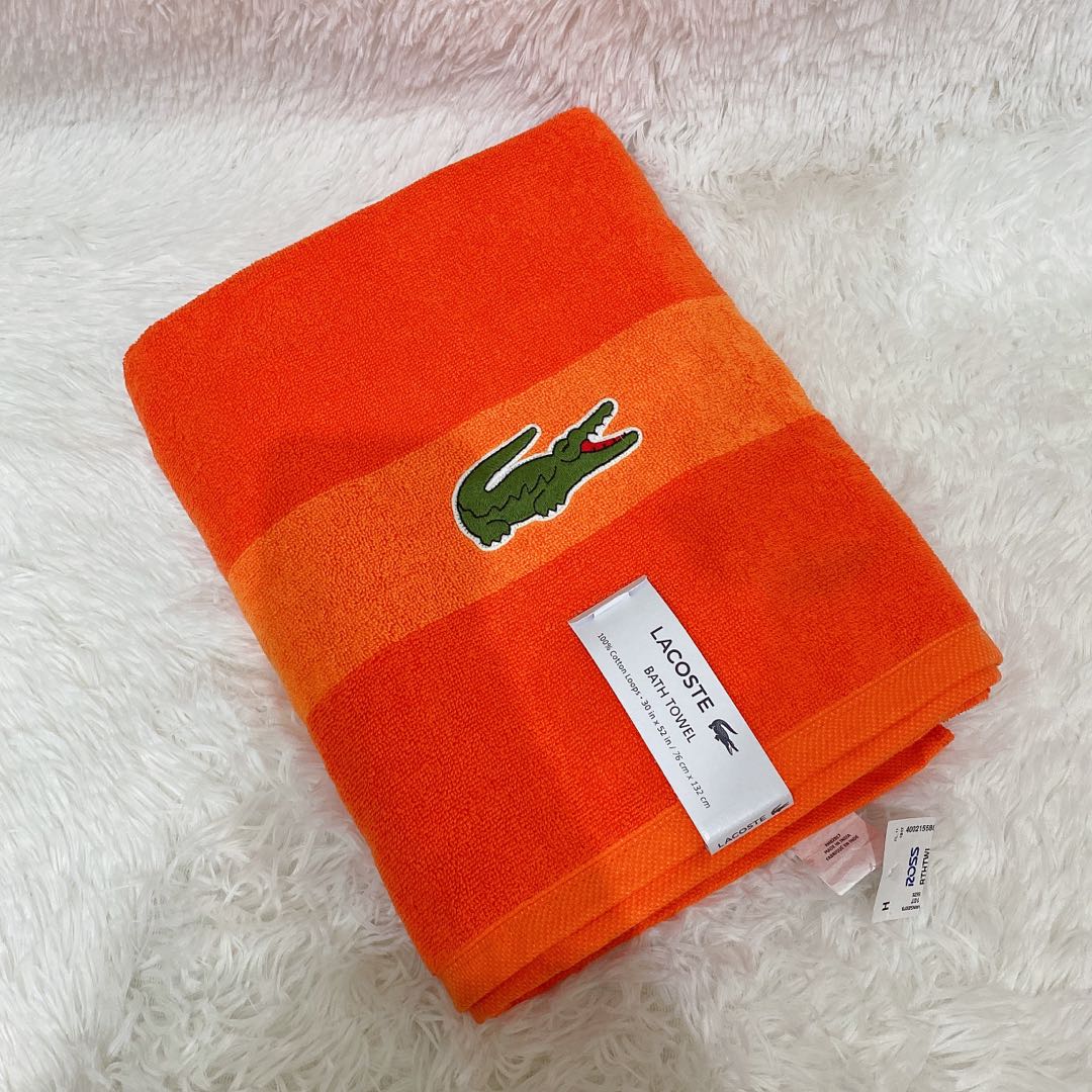 Lacoste Bath Towel Furniture Home Living Bedding Towels on