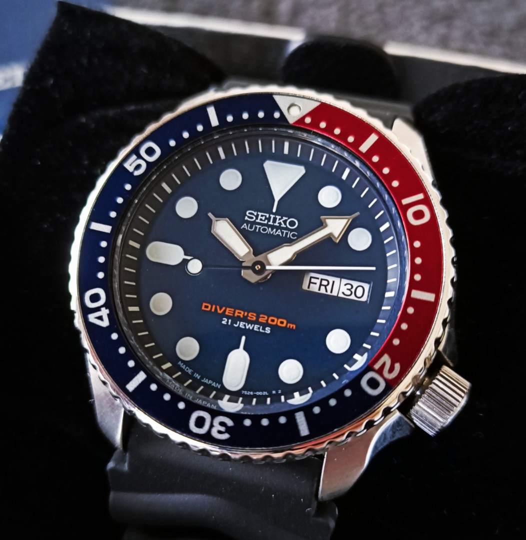 LNIB] SKX009J1 Seiko Pepsi Automatic Divers Watch SKX009 SKX009J  (Discontinued), Men's Fashion, Watches & Accessories, Watches on Carousell