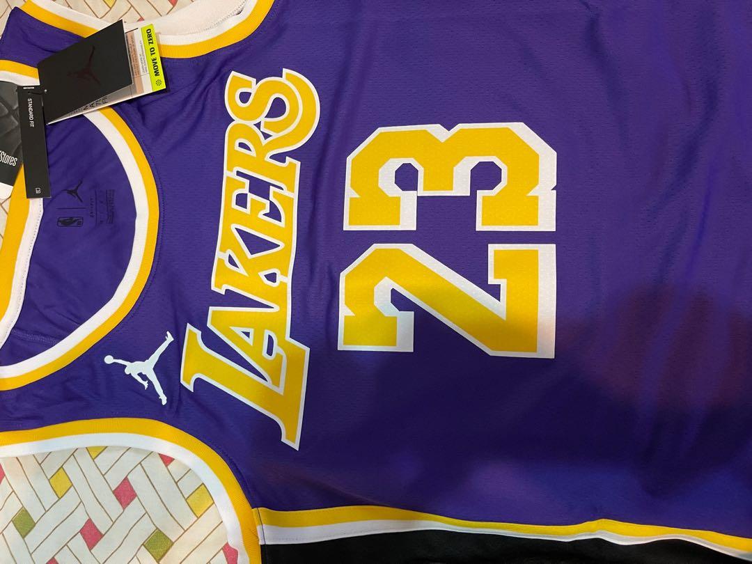LeBron James Lakers Statement Edition 2020 Jordan NBA Authentic