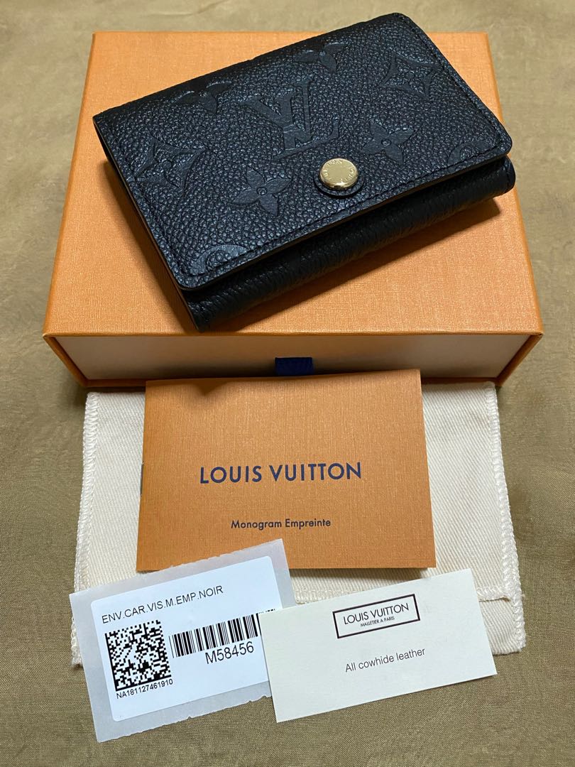 Business Card Holder Mahina Leather  Wallets and Small Leather Goods  LOUIS  VUITTON