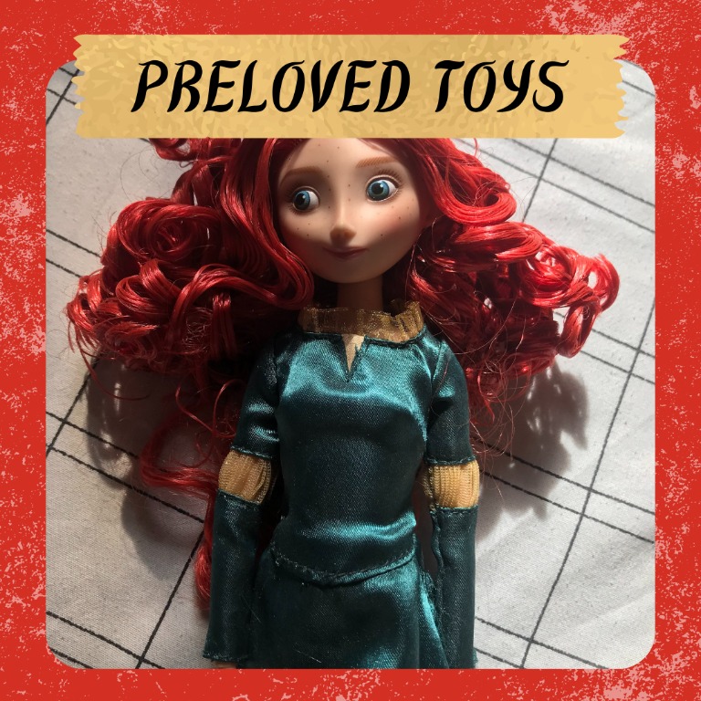 Merida BRAVE Doll | Articulated | Pre-loved | Disney Princess | Red