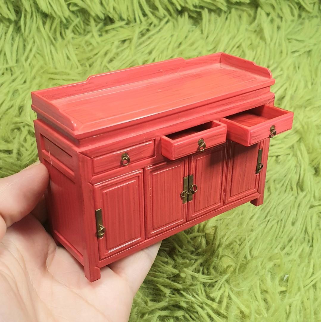 Miniature Chinese furniture for dolls toys diorama, Hobbies & Toys, Toys & Games on Carousell