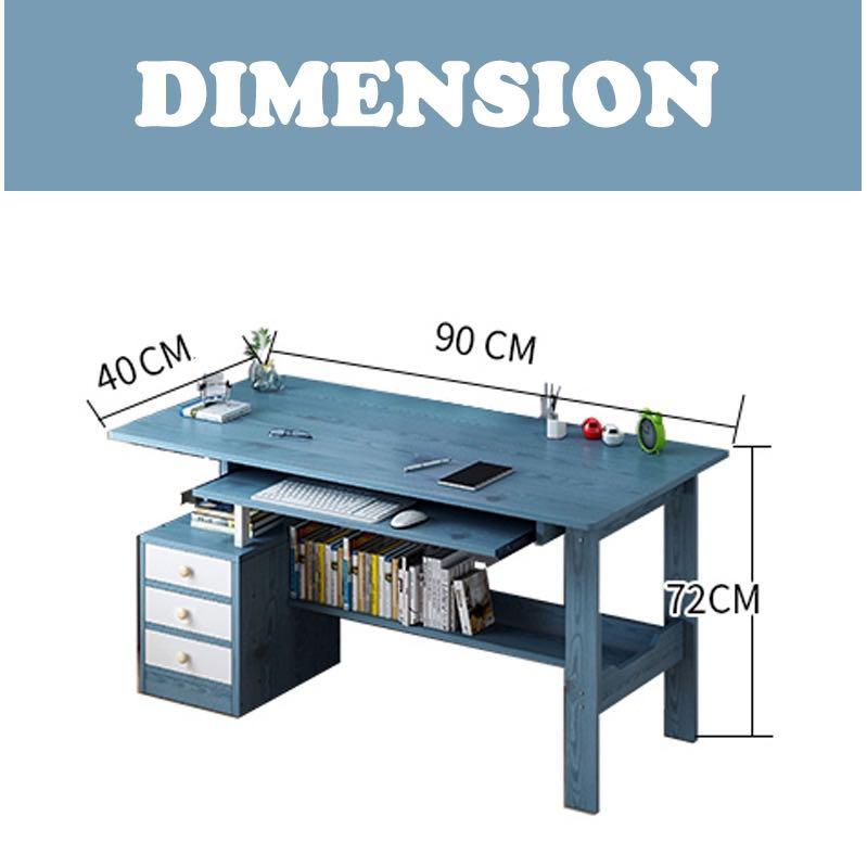Multifunction Computer Desk Wood PC Table Study Table Working Table For ...