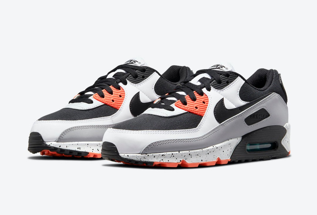 Nike air max 90 black with orange clearance