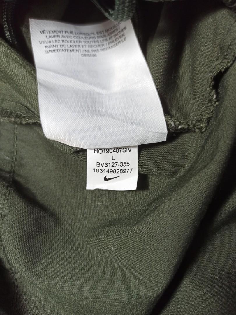 Nike Cargo Pants box logo olive green 