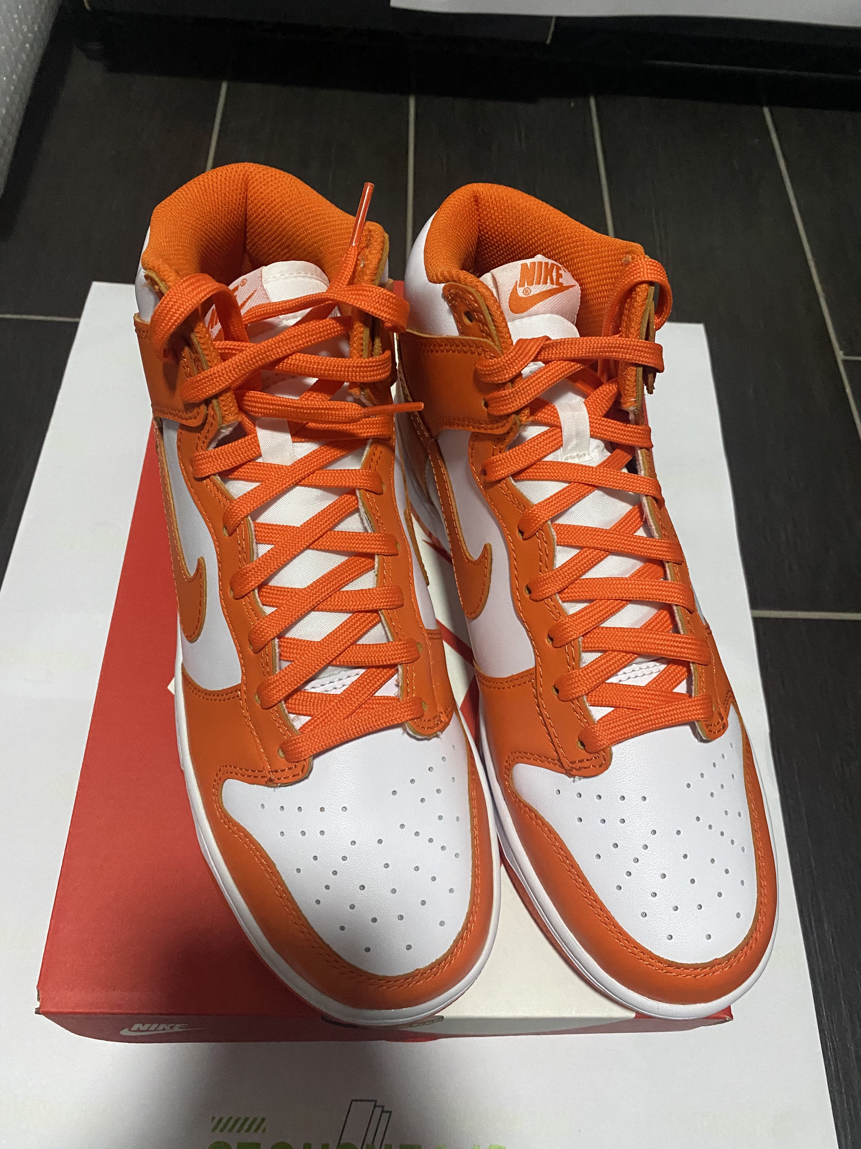 nike dunk high syracuse women's