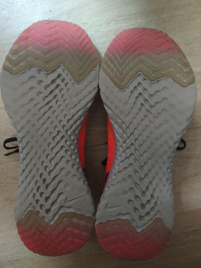 nike react flyknit orange