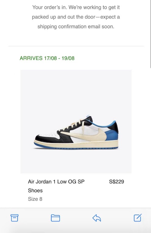 fragment travis scott jordan 1 stockx