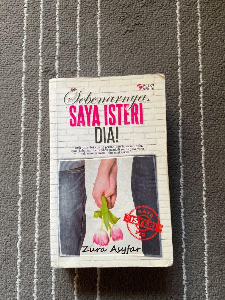 Novel Melayu Sebenarnya Saya Isteri Dia Books Stationery Books On Carousell