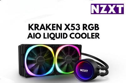 Nzxt Kraken X53 Rgb 240mm Aio Liquid Cooler Rl Krx53 R1 Computers Tech Parts Accessories Computer Parts On Carousell