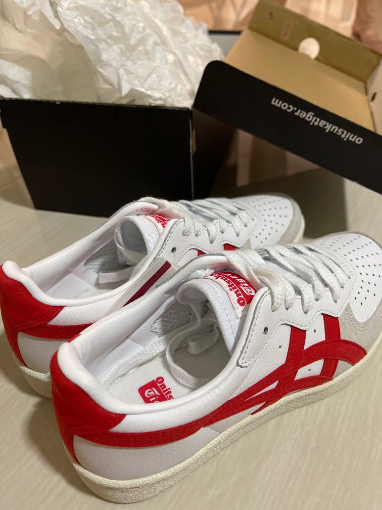 Onitsuka Tiger Gsm Red Women Women S Fashion Footwear Sneakers On Carousell
