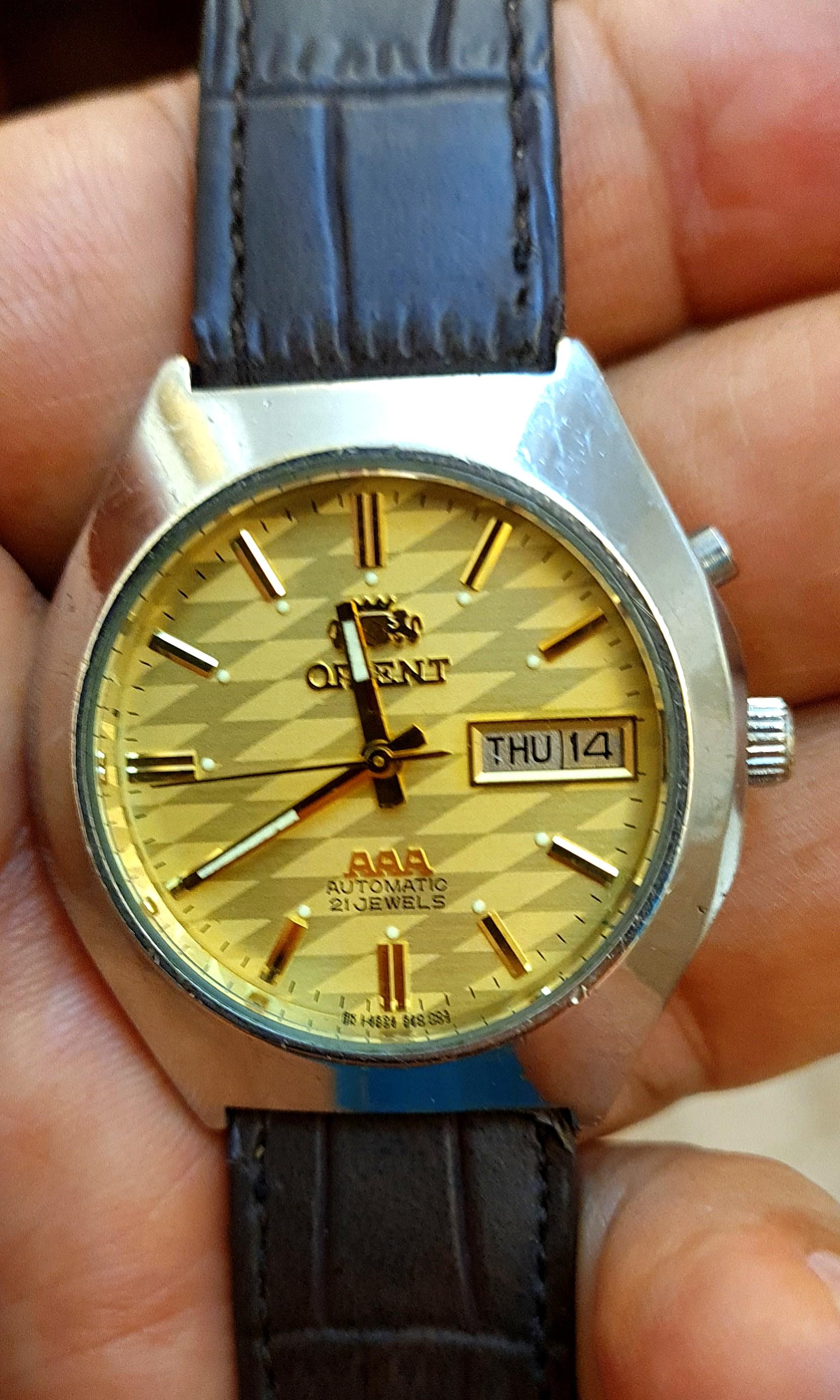 Orient automatic deals 21 jewels vintage