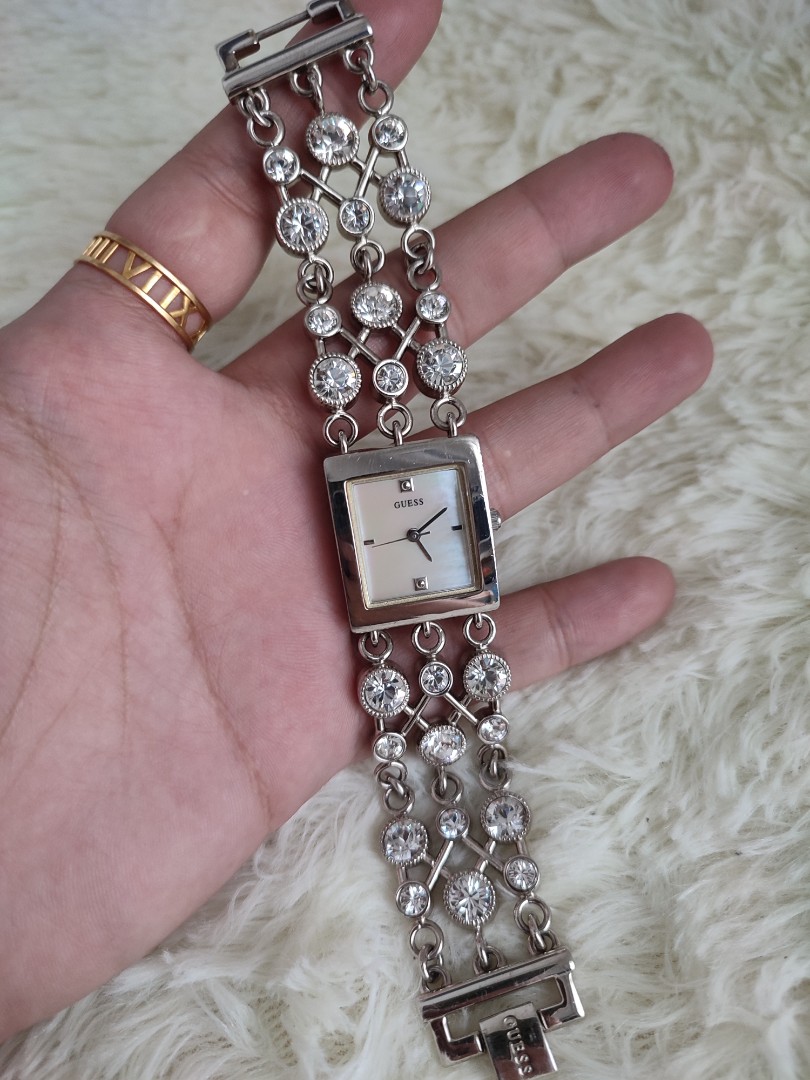 Guess women's diamond watch cheap