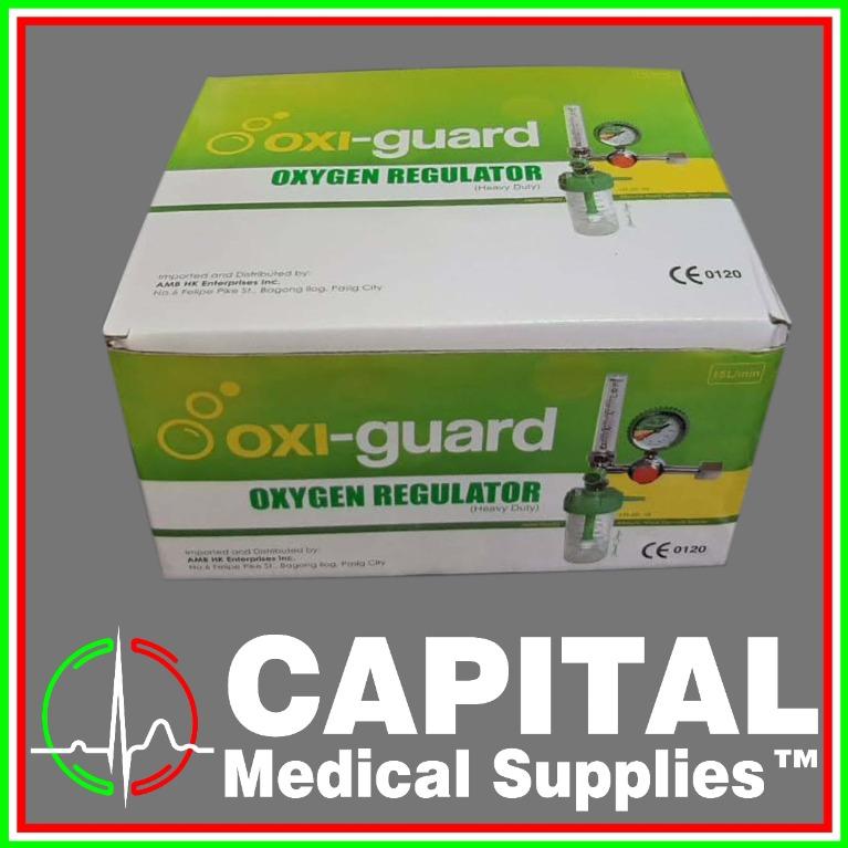 Oxi-Guard, Oxygen Regulator, Heavy Duty, 15 / min, Health & Nutrition ...