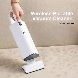 Portable and wireless vacuum cleaner