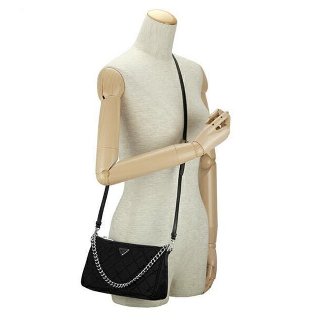 Shop PRADA Plain Leather Elegant Style Crossbody Shoulder Bags by winwinco