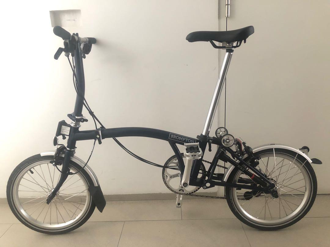 Preloved Brompton S6L Tempest Blue Sports Equipment Bicycles Parts Bicycles on Carousell