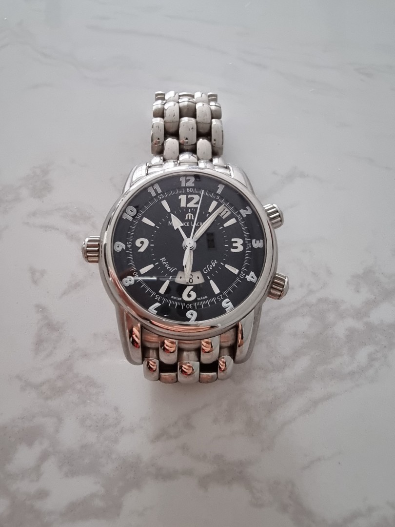 Preloved Maurice Lacroix reveil globe MP6388 Luxury Watches on