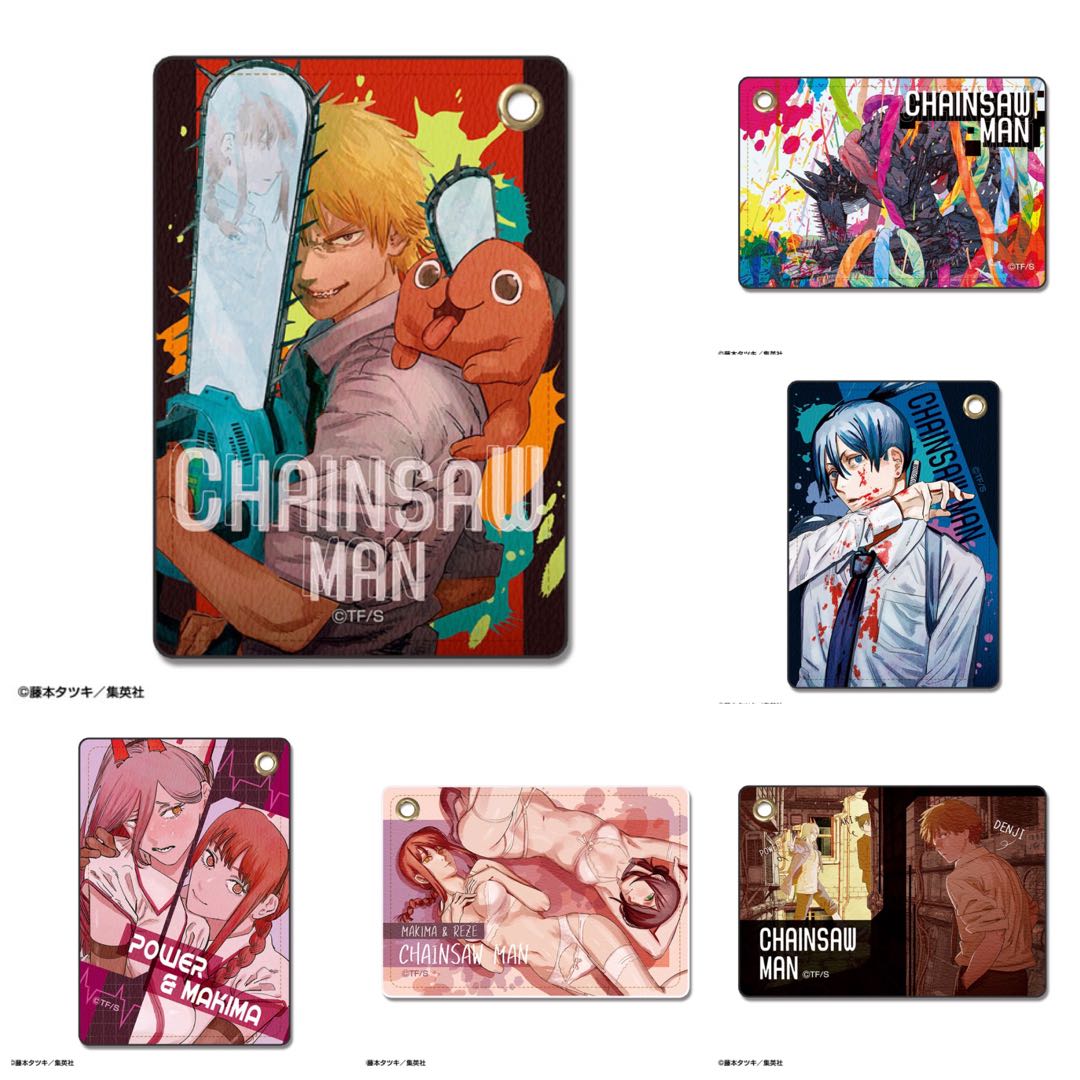 [QUICK PO] Chainsaw Man Leather Pass Case, Hobbies & Toys, Memorabilia ...
