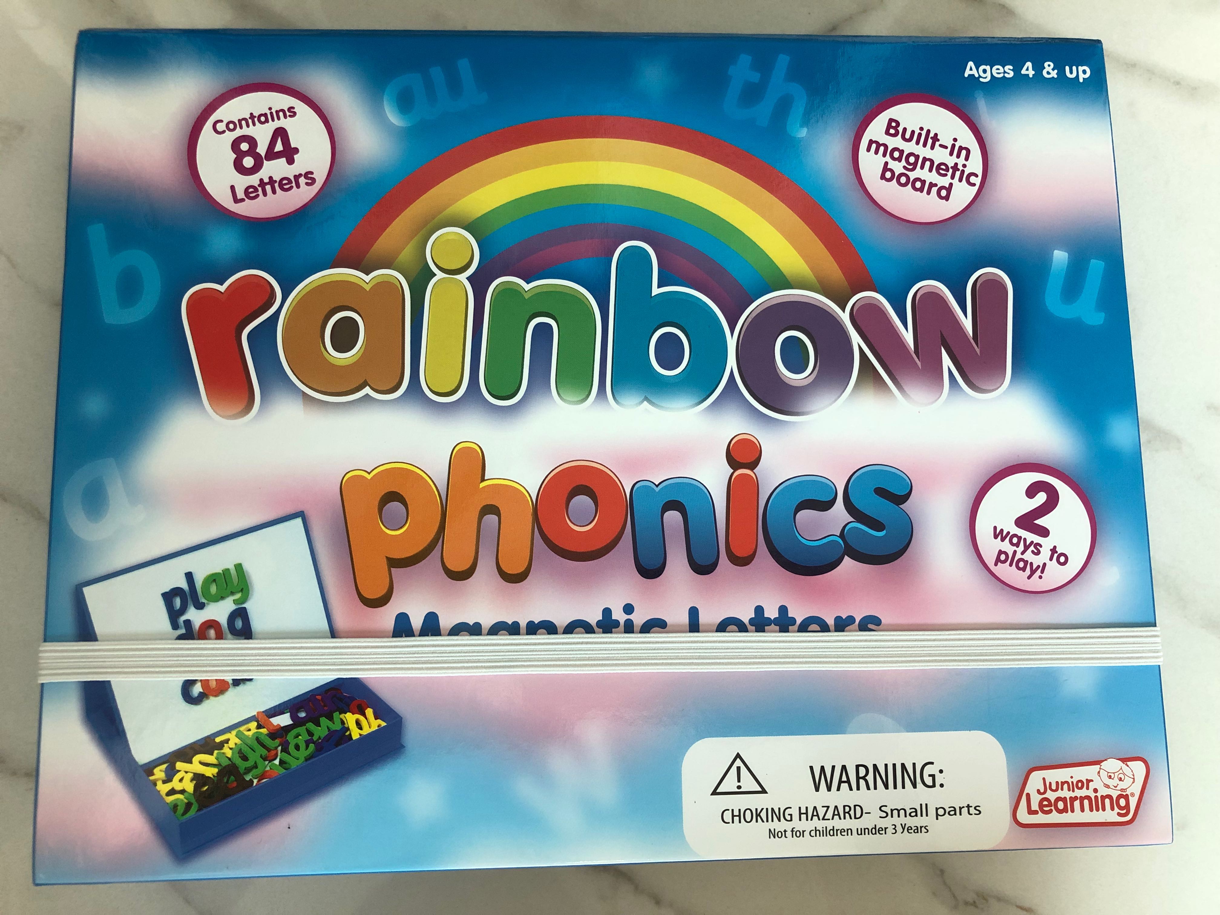 Rainbow Phonics Letters with Board, 玩具 & 遊戲類, Board