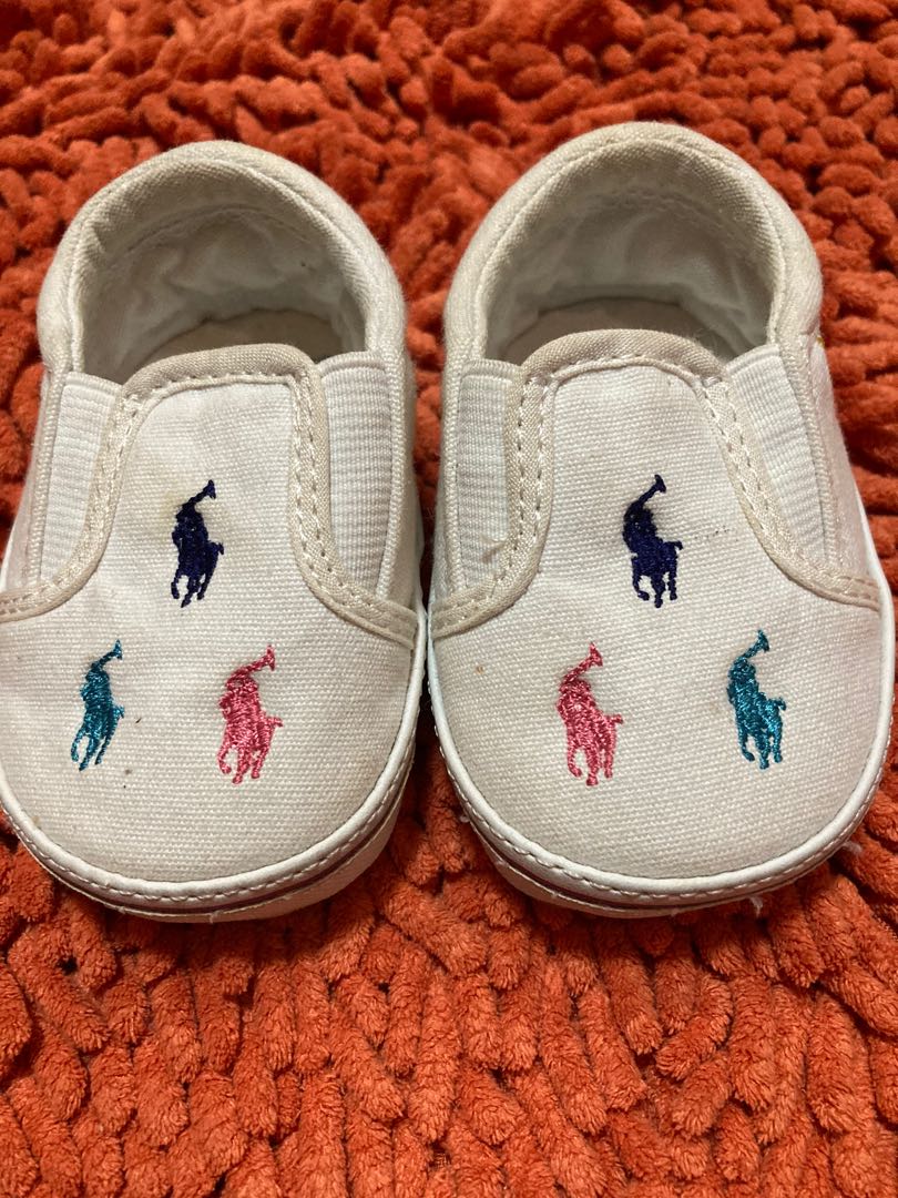 ralph lauren baby slippers