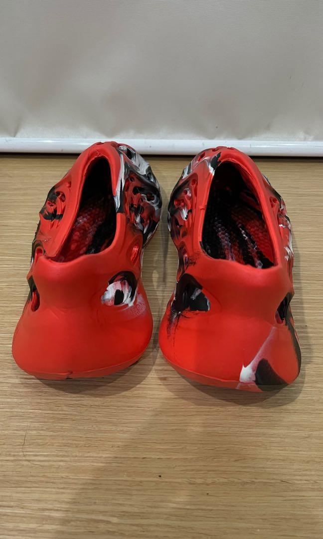 Red rubber shoe