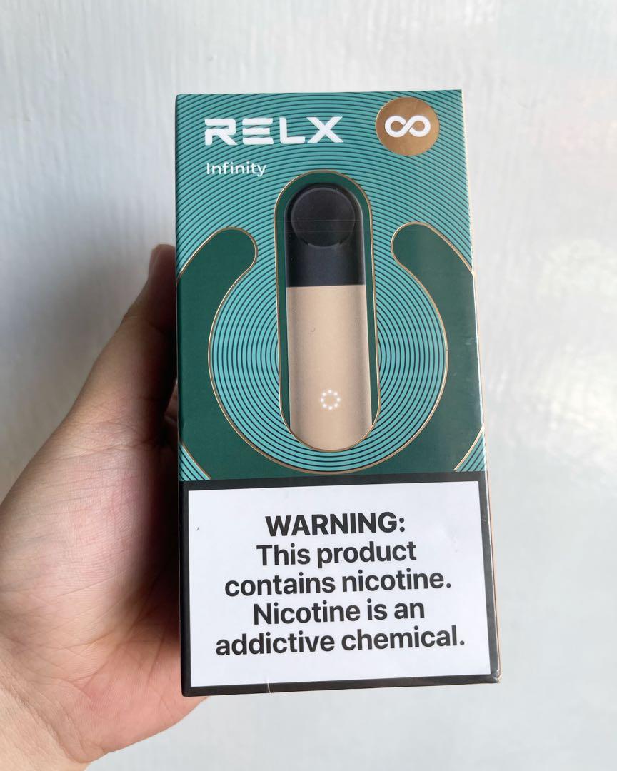 Relx Infinity Device Gold Mobile Phones Gadgets Electronic Cigarettes On Carousell