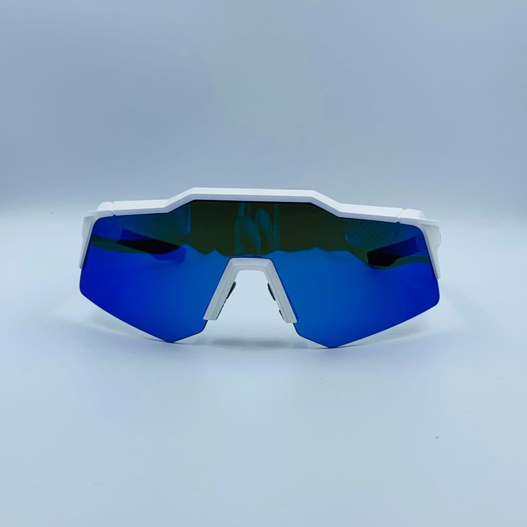 Ride 100% Speedcraft XS Matte White w/ Blue Multilayer Mirror Lens (Category: Sunglasses & Eyewear) located in Singapore. Submitted by gearoutfitters (Listing ID 1106959139, Image 3). Description: CHEAPEST ON CAROUSELL Free delivery! Brand new in original box 100% Authentic Ride 100% Speedcraft XS Frame: Matte White Lens 1: Multilayer Blue Mirror (14% VLT) Lens 2: Clear (93% VLT - for night cycling) Fit: Asian and Standard (comes with both nosepa