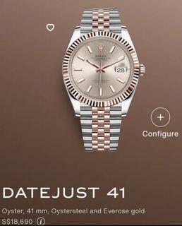 Rolex datejust 41 (bnib)